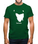 Tasmania Silhouette Mens T-Shirt