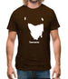 Tasmania Silhouette Mens T-Shirt