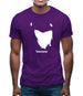 Tasmania Silhouette Mens T-Shirt