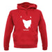 Tasmania Silhouette unisex hoodie