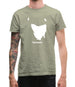 Tasmania Silhouette Mens T-Shirt