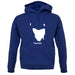 Tasmania Silhouette unisex hoodie