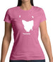 Tasmania Silhouette Womens T-Shirt