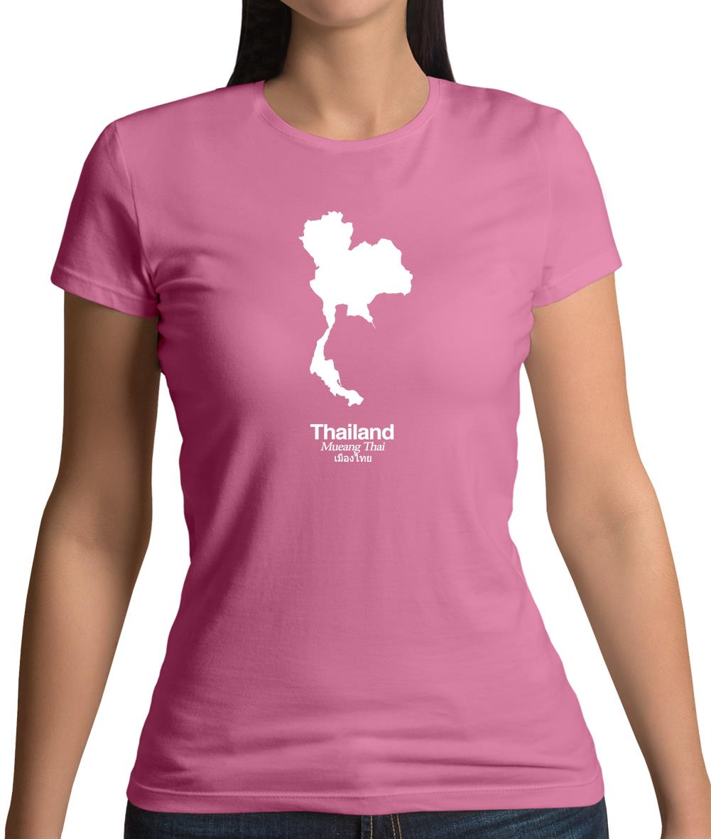 Thailand Silhouette Womens T-Shirt