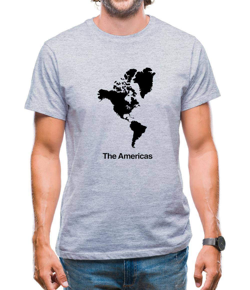 The Americas Silhouette Mens T-Shirt