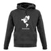 The Americas Silhouette unisex hoodie