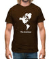 The Americas Silhouette Mens T-Shirt