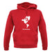 The Americas Silhouette unisex hoodie