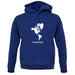 The Americas Silhouette unisex hoodie