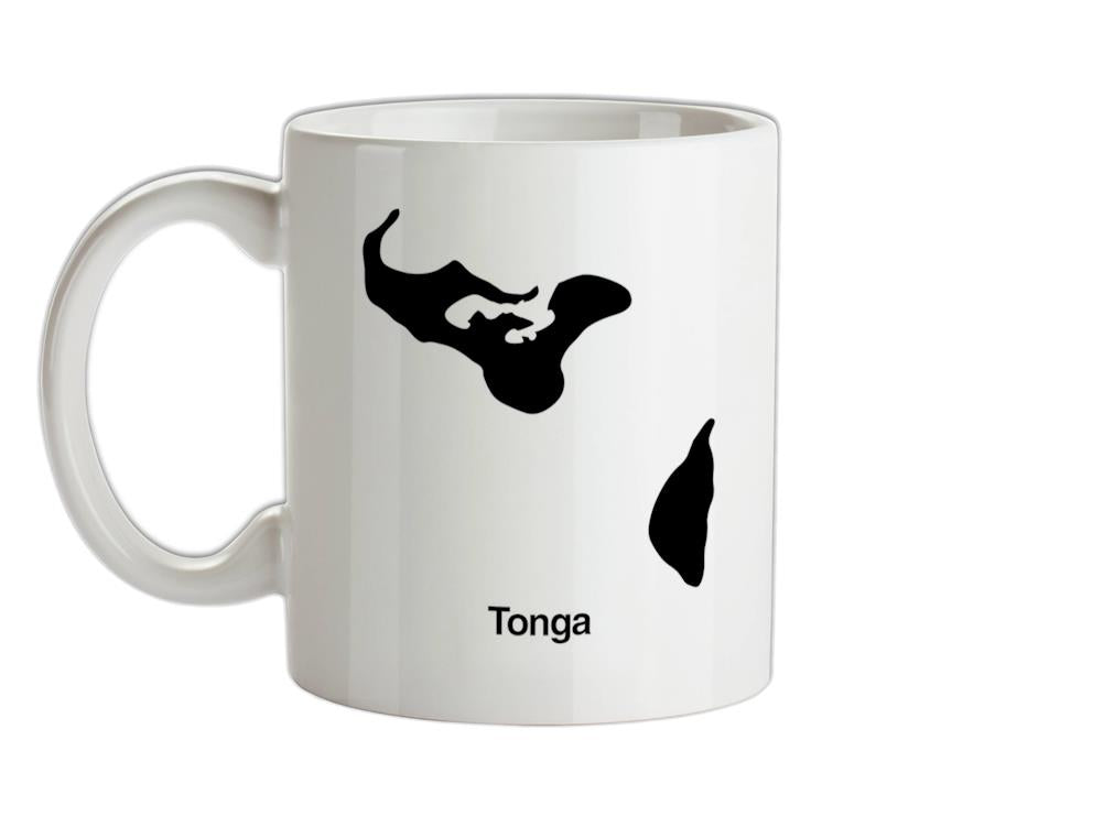 Tonga Silhouette Ceramic Mug
