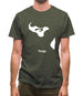Tonga Silhouette Mens T-Shirt