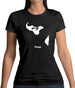Tonga Silhouette Womens T-Shirt