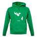 Tonga Silhouette unisex hoodie
