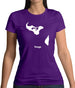 Tonga Silhouette Womens T-Shirt