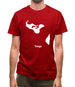 Tonga Silhouette Mens T-Shirt