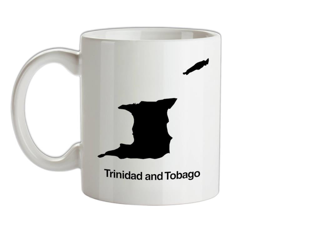Trinidad and Tobago Silhouette Ceramic Mug
