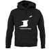 Trinidad And Tobago Silhouette unisex hoodie