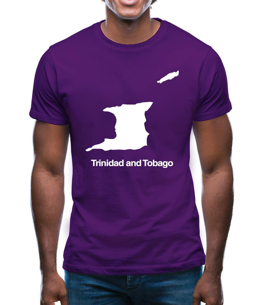 Trinidad And Tobago Silhouette Mens T-Shirt