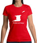 Trinidad And Tobago Silhouette Womens T-Shirt