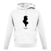 Tunisia Silhouette unisex hoodie