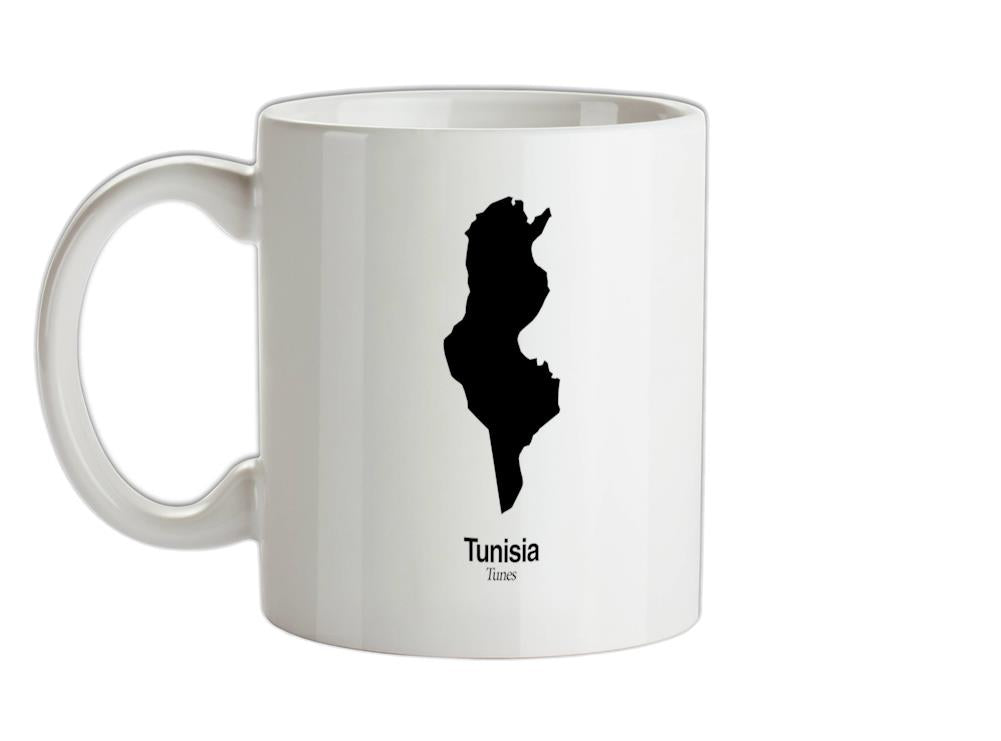 Tunisia Silhouette Ceramic Mug