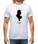 Tunisia Silhouette Mens T-Shirt