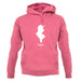 Tunisia Silhouette unisex hoodie