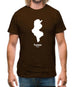 Tunisia Silhouette Mens T-Shirt