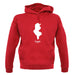 Tunisia Silhouette unisex hoodie