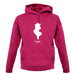 Tunisia Silhouette unisex hoodie