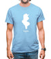 Tunisia Silhouette Mens T-Shirt