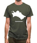 Turkmenistan Silhouette Mens T-Shirt