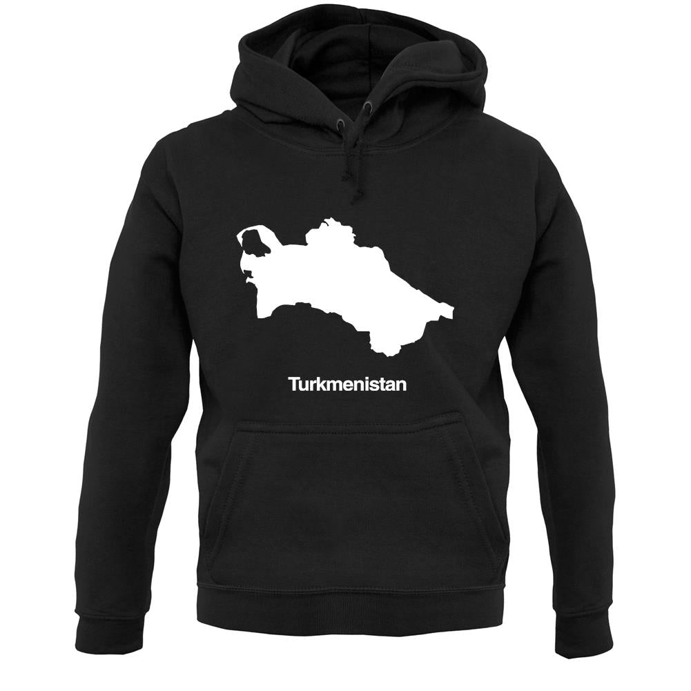 Turkmenistan Silhouette Unisex Hoodie