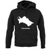 Turkmenistan Silhouette unisex hoodie