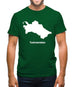 Turkmenistan Silhouette Mens T-Shirt