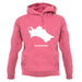 Turkmenistan Silhouette unisex hoodie