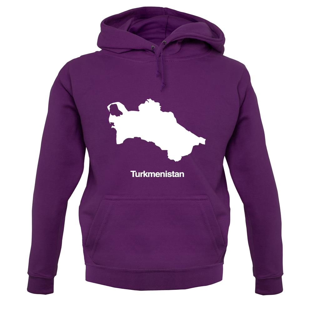 Turkmenistan Silhouette unisex hoodie