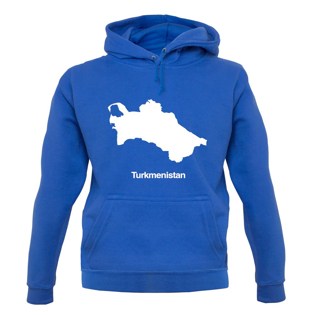 Turkmenistan Silhouette unisex hoodie