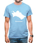 Turkmenistan Silhouette Mens T-Shirt