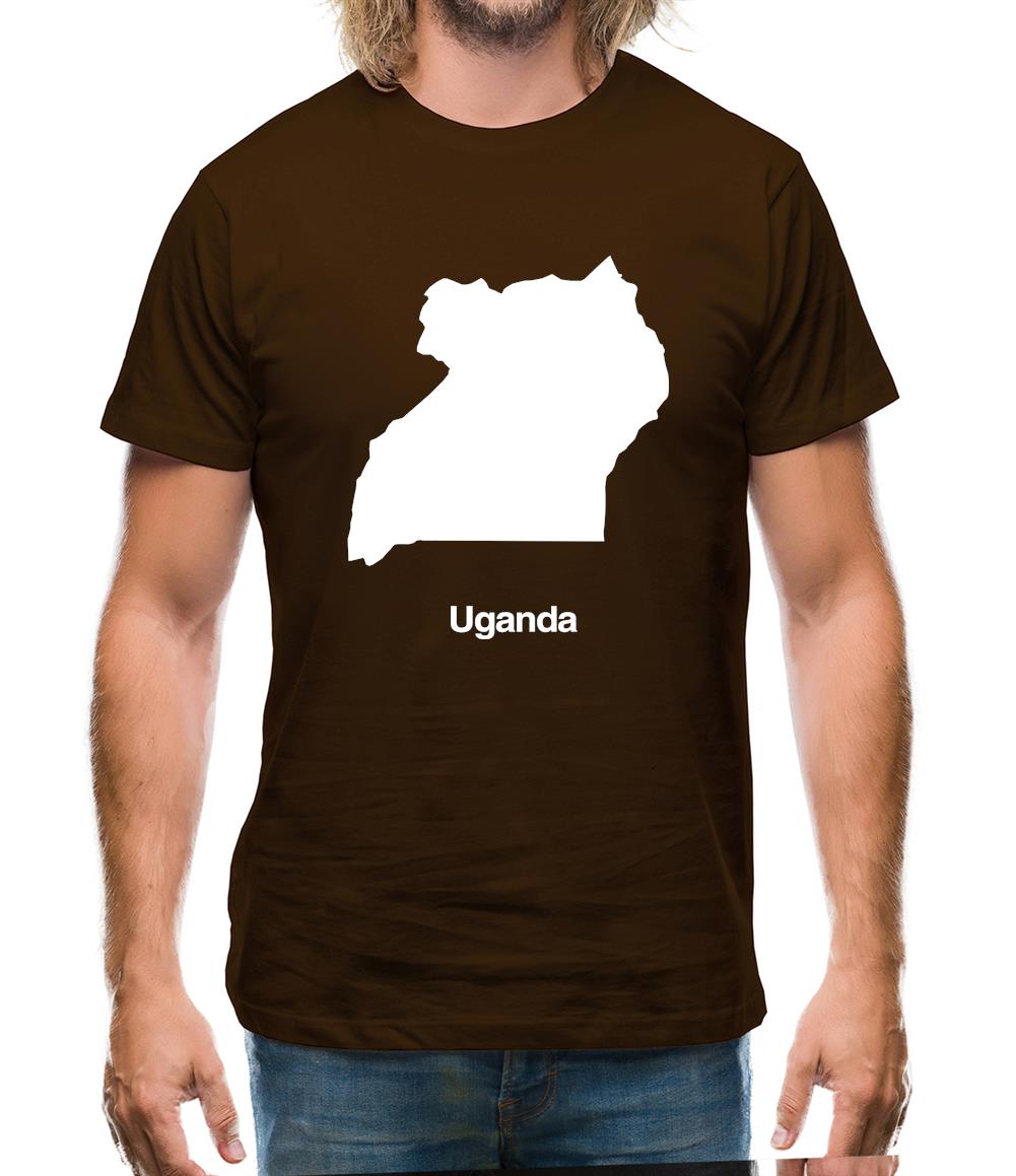 Uganda Silhouette Mens T-Shirt