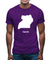 Uganda Silhouette Mens T-Shirt