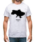 Ukraine Silhouette Mens T-Shirt