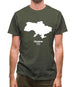 Ukraine Silhouette Mens T-Shirt