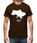 Ukraine Silhouette Mens T-Shirt