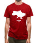 Ukraine Silhouette Mens T-Shirt