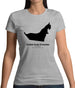 United Arab Emirates Silhouette Womens T-Shirt