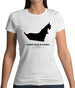 United Arab Emirates Silhouette Womens T-Shirt