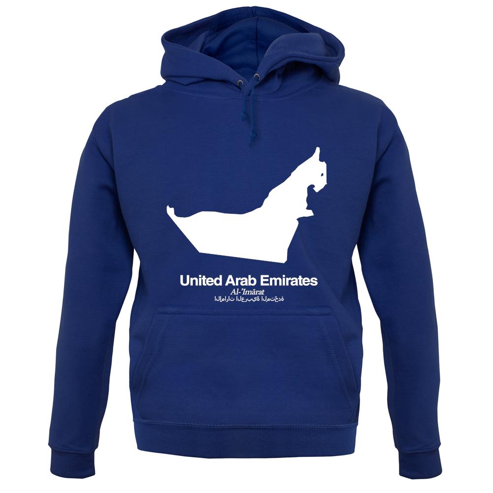 United Arab Emirates Silhouette unisex hoodie