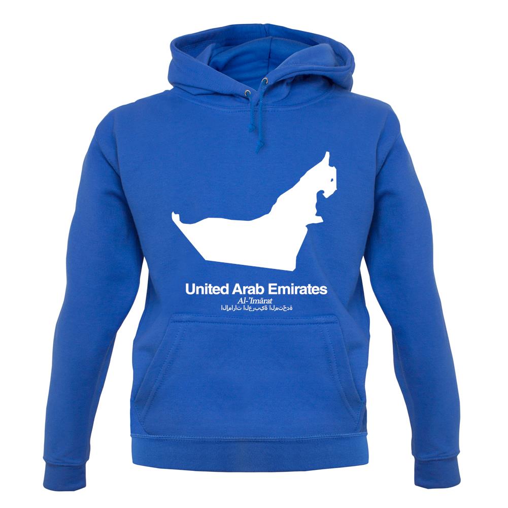 United Arab Emirates Silhouette unisex hoodie