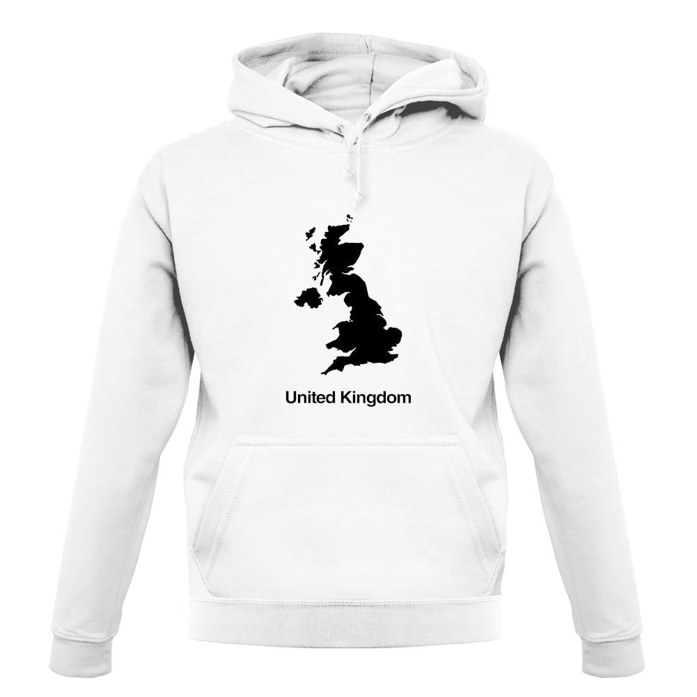 United Kingdom Silhouette unisex hoodie